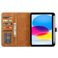 Miniatyrbillede 2 af 6: SKALO iPad 10.9 (2022) PU-læder pungetui med rum til penne - Pink