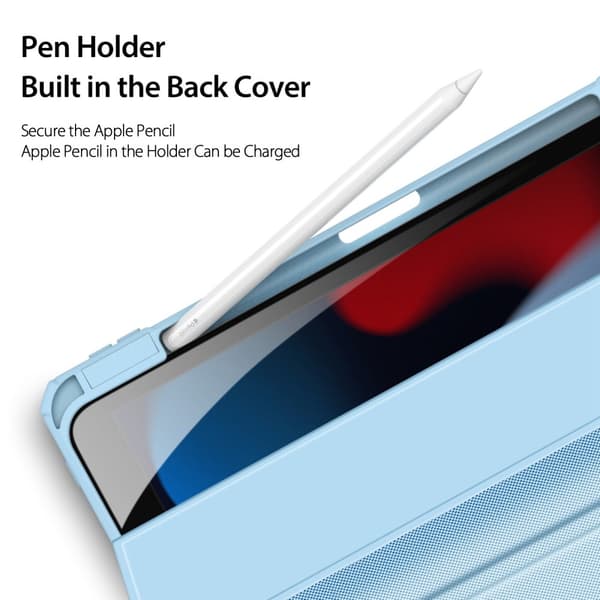 DUX DUCIS iPad 10.9 (2022) TOBY Series Trifold Flip Cover - Turkis