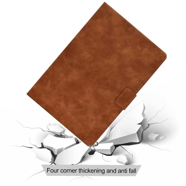 SKALO iPad 10.9 (2022) PU-læder Flip Cover - Brun