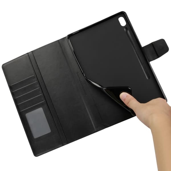SKALO Samsung Tab S7/S8 PU-Läder Fodral - Svart