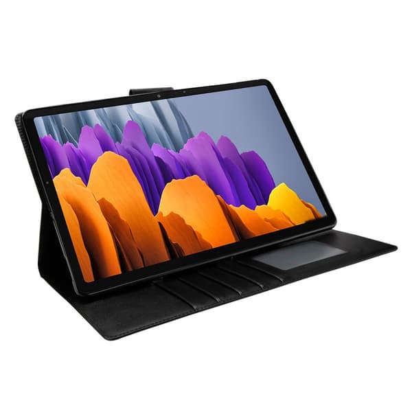 SKALO Samsung Tab S7/S8 PU-Läder Fodral - Svart