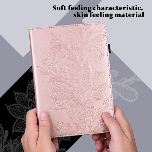 SKALO Samsung Tab S8 Mandala Fodral - Roséguld