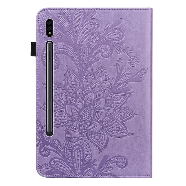 SKALO Samsung Tab S8 Mandala Flip Cover - Lilla