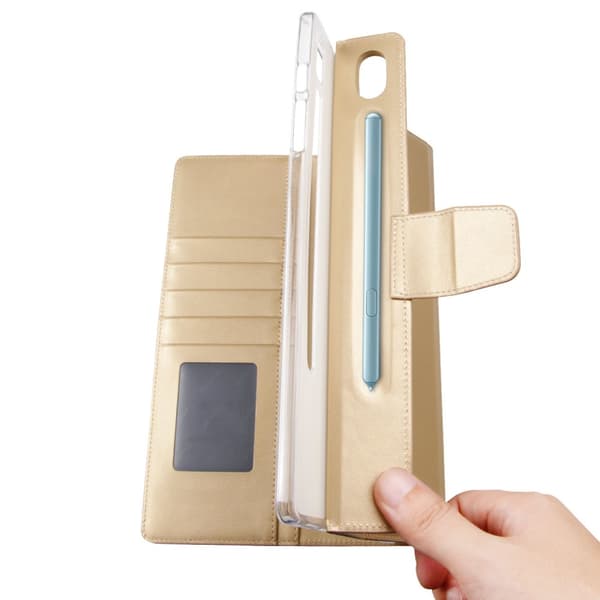 SKALO Samsung Tab S7/S8 PU-Läder Fodral - Guld