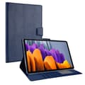 Pikkukuva 1 / 6: SKALO Samsung Tab S7/S8 PU-nahkainen Lompakkokotelo - Sininen