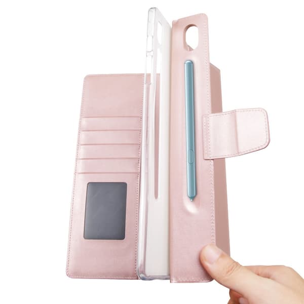 SKALO Samsung Tab S7/S8 PU-læder Flip Cover - Rosa guld