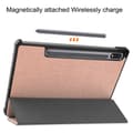 Miniatyrbillede 6 af 9: SKALO Samsung Tab S8 Trifold Flip Cover - Rosa guld