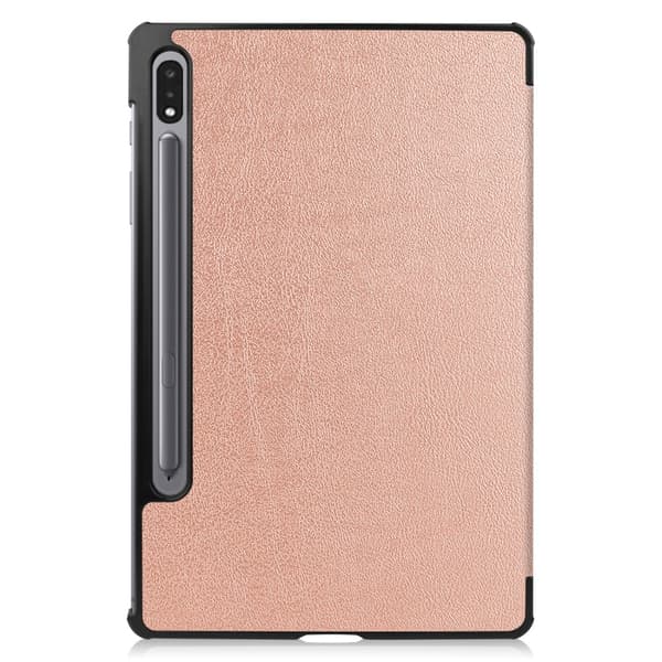 SKALO Samsung Tab S8 Trifold Flip Cover - Rosa guld