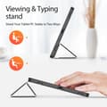 Miniatyrbild 3 av 10: DUX DUCIS Samsung Tab S7+/S7 FE/S8+ DOMO Series Trifold Fodral - Svart
