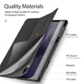 Miniatyrbild 6 av 10: DUX DUCIS Samsung Tab S7+/S7 FE/S8+ DOMO Series Trifold Fodral - Svart