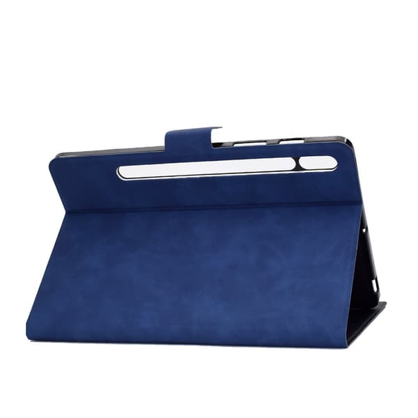 SKALO Samsung Tab S7/S8 PU-Läder Fodral - Blå