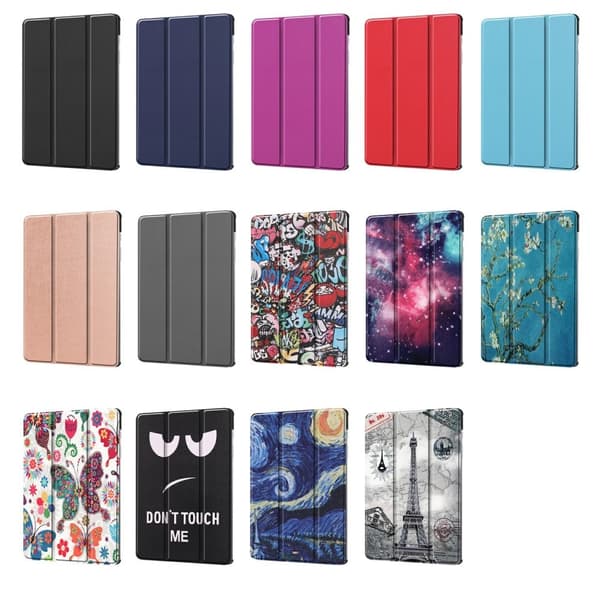 SKALO Samsung Tab S6 Lite Trifold Flip Cover - Sort