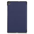Pikkukuva 8 / 9: SKALO Samsung Tab S6 Lite Trifold Suojakotelo - Tummansininen