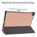 Miniatyrbillede 6 af 10: SKALO Samsung Tab S6 Lite Trifold Flip Cover - Rosa guld