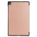 Miniatyrbillede 8 af 10: SKALO Samsung Tab S6 Lite Trifold Flip Cover - Rosa guld