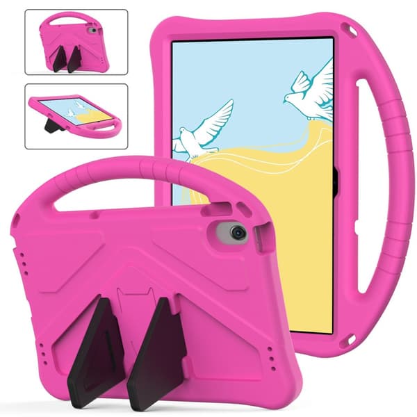 SKALO Lenovo Tab M10 Plus 10.6" (Gen 3) Børneskal med håndtag og stativ - Pink