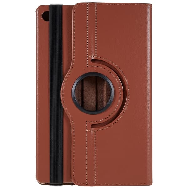 SKALO Lenovo Tab M10 Plus 10.6" (Gen 3) 360 Litchi Flip Cover - Brun