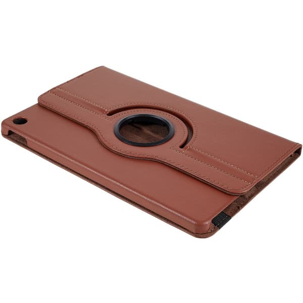 SKALO Lenovo Tab M10 Plus 10.6" (Gen 3) 360 Litchi Flip Cover - Brun