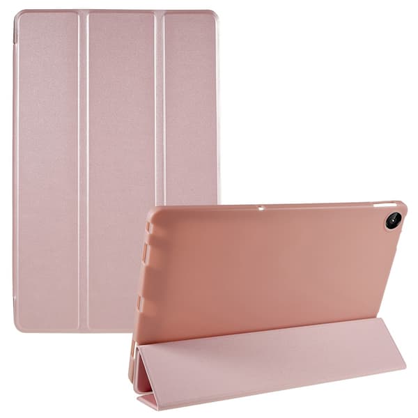 SKALO Lenovo Tab M10 Plus 10.6" (Gen 3) Trifold Suojakotelo - Ruusukulta