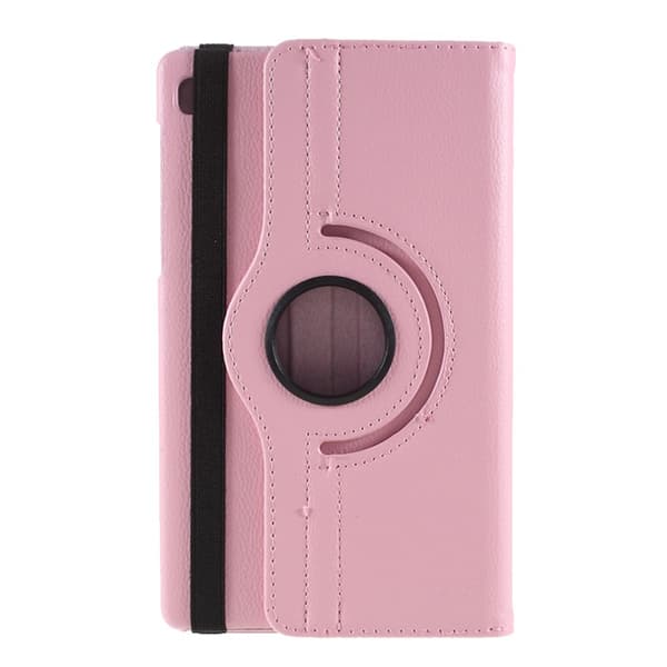 SKALO Samsung Tab A7 Lite 360 Litchi Flip Cover - Pink