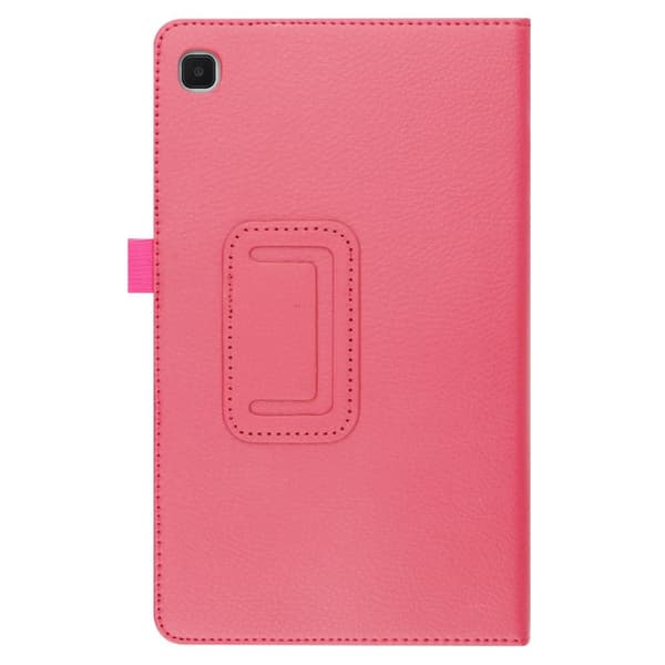 SKALO Samsung Tab A7 Lite Duofold Litchi Suojakotelo - Cerise