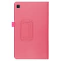 Pikkukuva 3 / 8: SKALO Samsung Tab A7 Lite Duofold Litchi Suojakotelo - Cerise