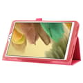 Pikkukuva 5 / 8: SKALO Samsung Tab A7 Lite Duofold Litchi Suojakotelo - Cerise