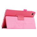 Pikkukuva 6 / 8: SKALO Samsung Tab A7 Lite Duofold Litchi Suojakotelo - Cerise