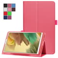 Pikkukuva 8 / 8: SKALO Samsung Tab A7 Lite Duofold Litchi Suojakotelo - Cerise
