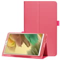 Pikkukuva 1 / 8: SKALO Samsung Tab A7 Lite Duofold Litchi Suojakotelo - Cerise
