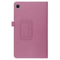 Miniatyrbillede 3 af 8: SKALO Samsung Tab A7 Lite Duofold Litchi Flip Cover - Lilla