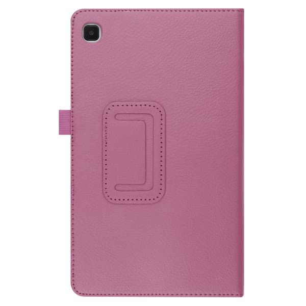 SKALO Samsung Tab A7 Lite Duofold Litchi Flip Cover - Lilla