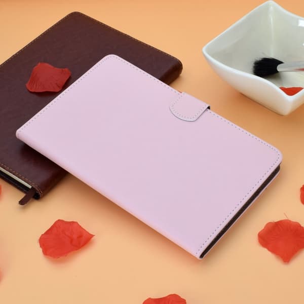 SKALO Samsung Tab A7 Lite PU-læder Flip Cover - Pink