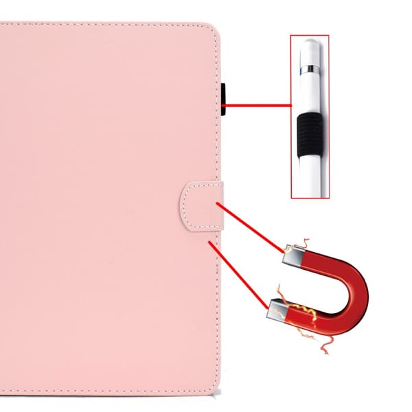 SKALO Samsung Tab A7 Lite PU-læder Flip Cover - Pink