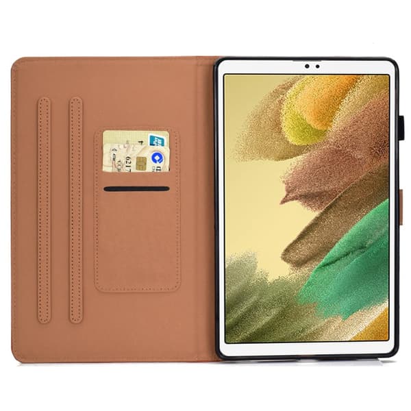 SKALO Samsung Tab A7 Lite PU-læder Flip Cover - Pink