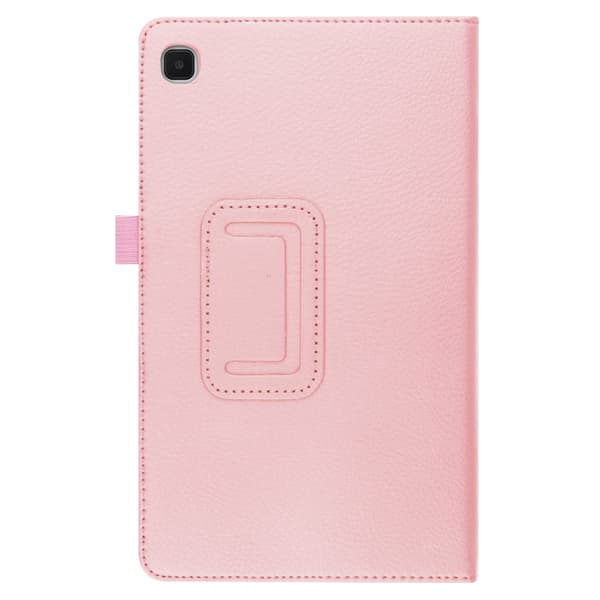 SKALO Samsung Tab A7 Lite Duofold Litchi Flip Cover - Pink