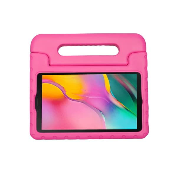 SKALO Samsung Tab A7 Lite Kuori kahvalla/telineellä - Pinkki