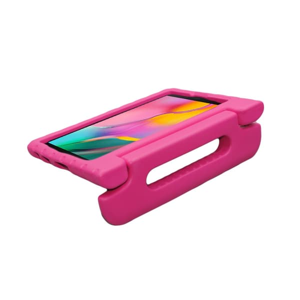 SKALO Samsung Tab A7 Lite Kuori kahvalla/telineellä - Pinkki