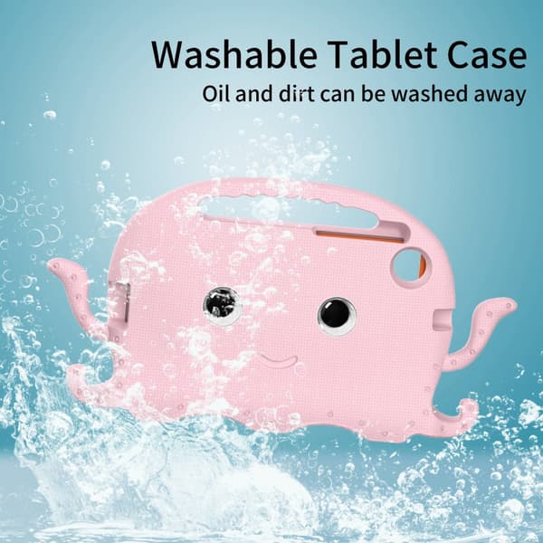 SKALO Samsung Tab A7 Lite 3D Cartoon børns cover - Pink