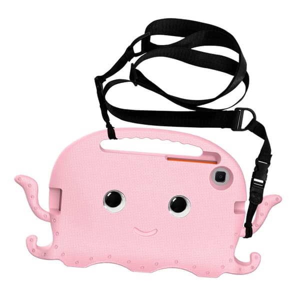 SKALO Samsung Tab A7 Lite 3D Cartoon børns cover - Pink