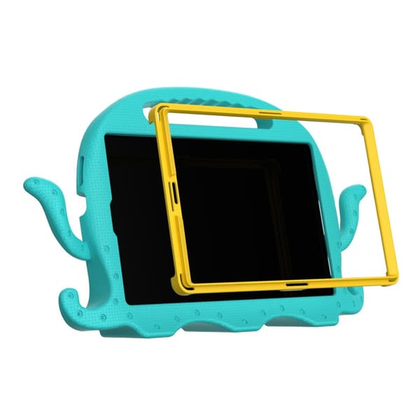 SKALO Samsung Tab A7 Lite 3D Cartoon Barnskal - Turkos