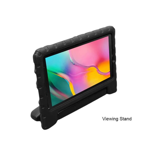 SKALO Samsung Tab A7 Lite Kuori kahvalla/telineellä - Musta