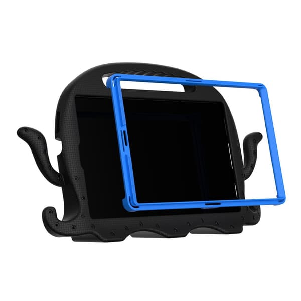 SKALO Samsung Tab A7 Lite 3D Cartoon børns cover - Sort