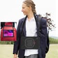 Miniatyrbild 4 av 8: SKALO Lenovo Tab M10 FHD Plus 10.3" Extra Stöttåligt Armor Ring Skal med Axelrem - Svart