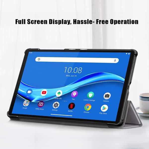 SKALO Lenovo Tab M10 FHD Plus 10.3" Trifold Flip Cover - Grå