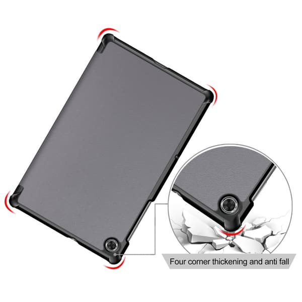 SKALO Lenovo Tab M10 FHD Plus 10.3" Trifold Flip Cover - Grå