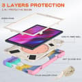 Pikkukuva 3 / 8: SKALO Lenovo Tab M10 FHD Plus 10.3" Extra Shock Resistant Armor Rengas kuori olkahihnalla - Rainbow