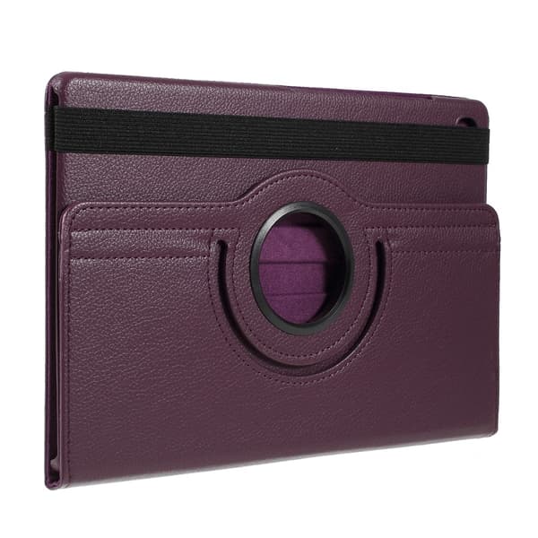 SKALO Samsung Tab S6 Lite 360 Litchi Flip Cover - Lilla
