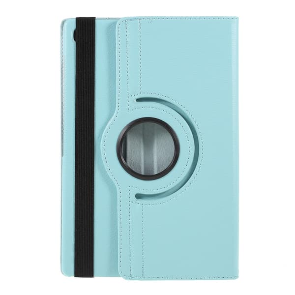 SKALO Samsung Tab S6 Lite 360 Litchi Fodral - Turkos