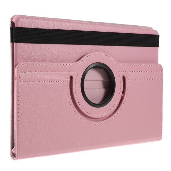 SKALO Samsung Tab S6 Lite 360 Litchi Flip Cover - Pink
